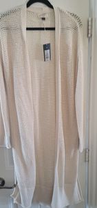 Cream summerweight duster